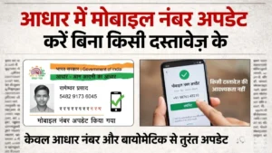 Update Aadhaar Number Online